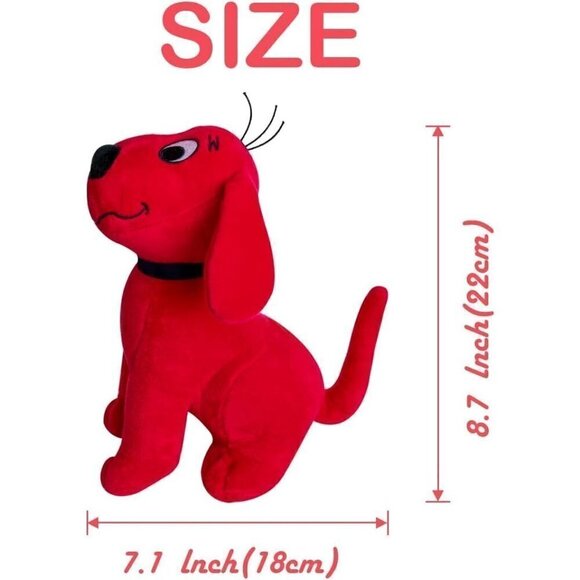 Clifford The Big Red Dog Plush, 8.7''/22cm  Stuffed Animal Plush Toys for Kids - Picture 3 of 9